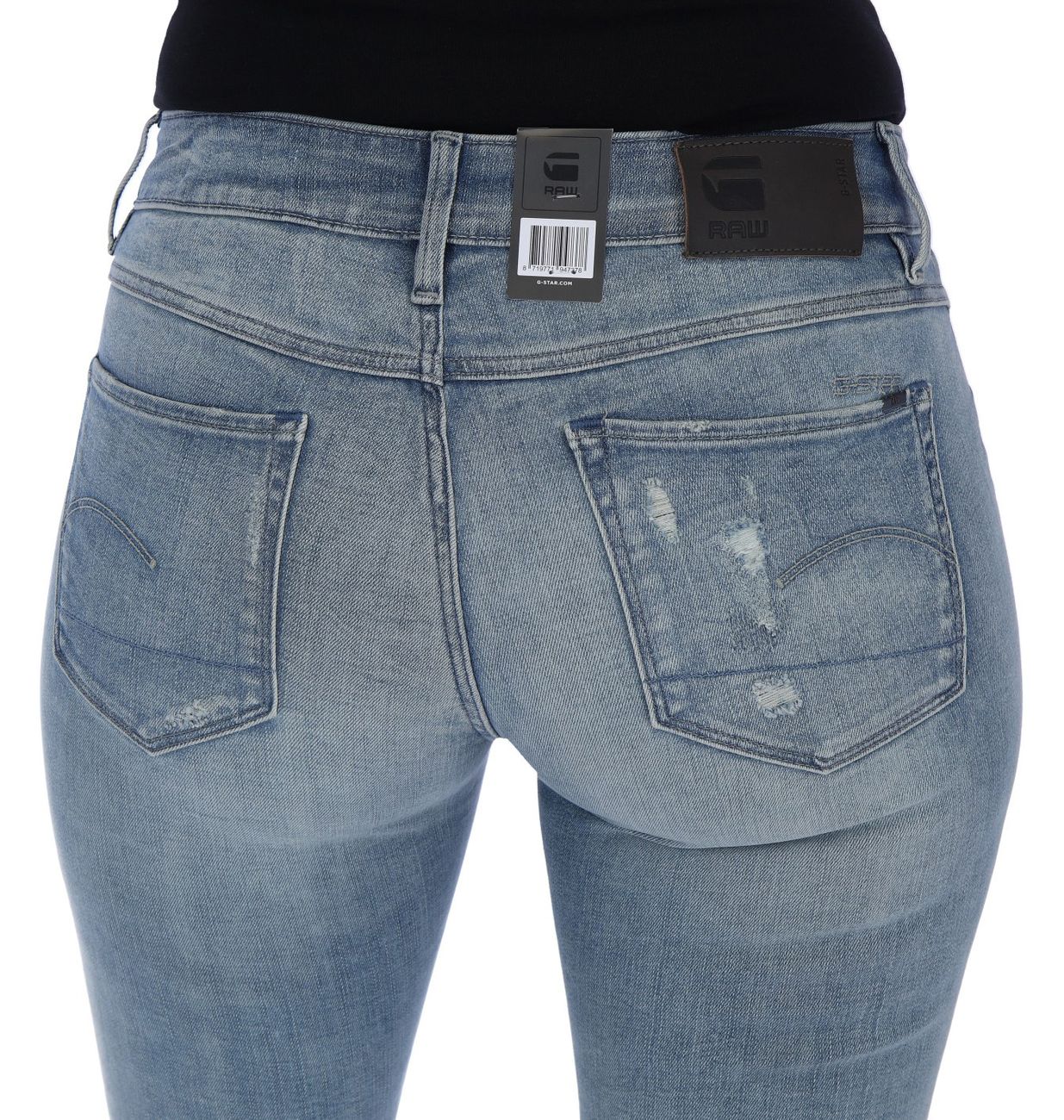 G-STAR RAW DENIM 3301 MID SKINNY Damen Jeans - G-Star Raw Denim - SAGATOO - 8719771947231