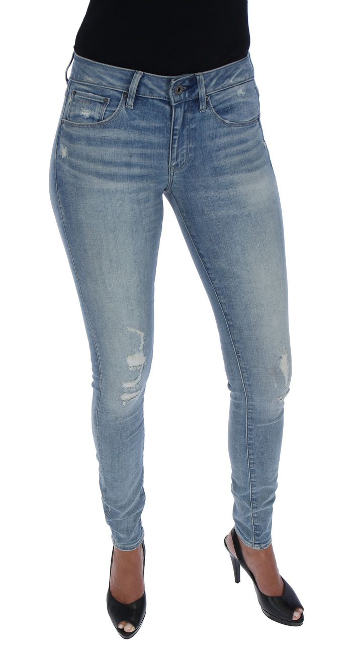 G-STAR RAW DENIM 3301 MID SKINNY Damen Jeans - G-Star Raw Denim - SAGATOO - 8719771947231