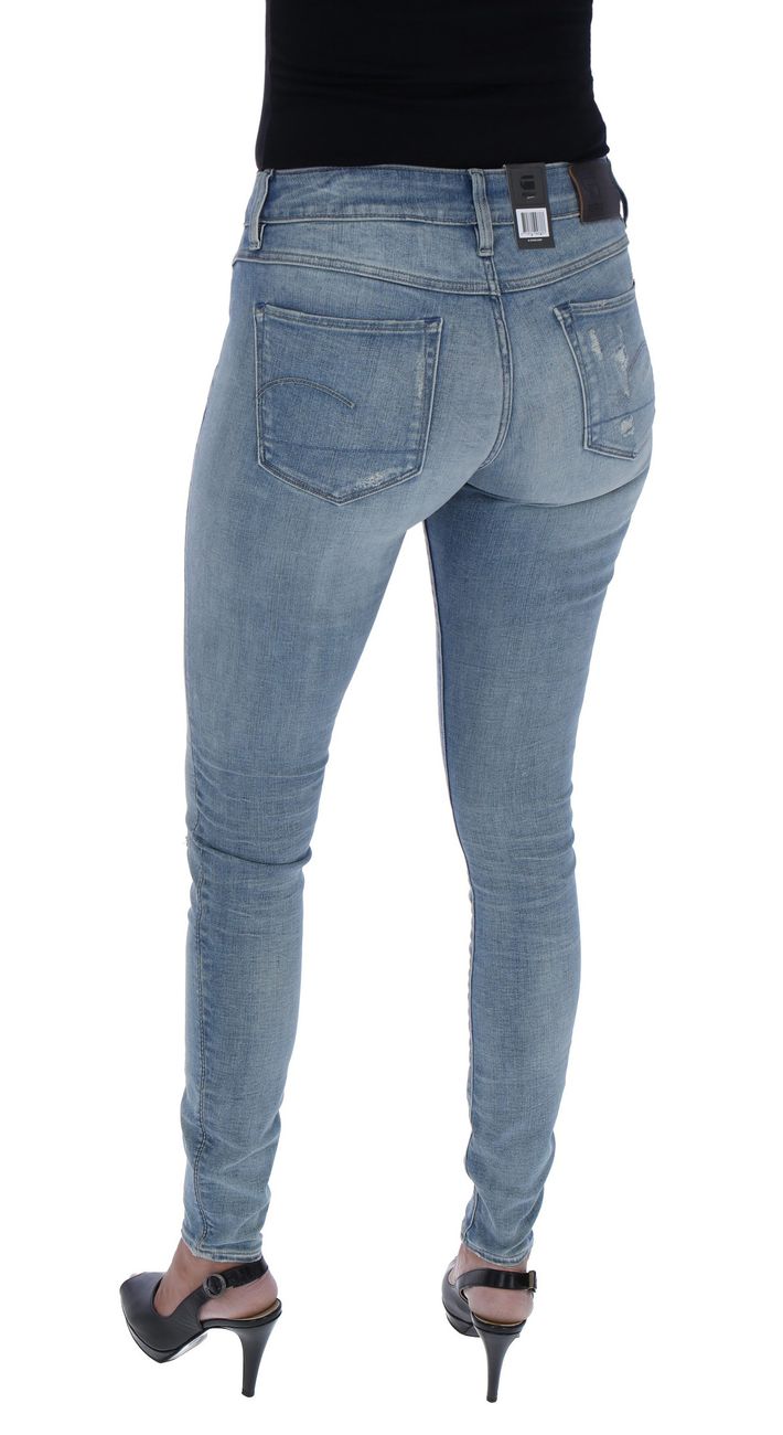 G-STAR RAW DENIM 3301 MID SKINNY Damen Jeans - G-Star Raw Denim - SAGATOO - 8719771947231