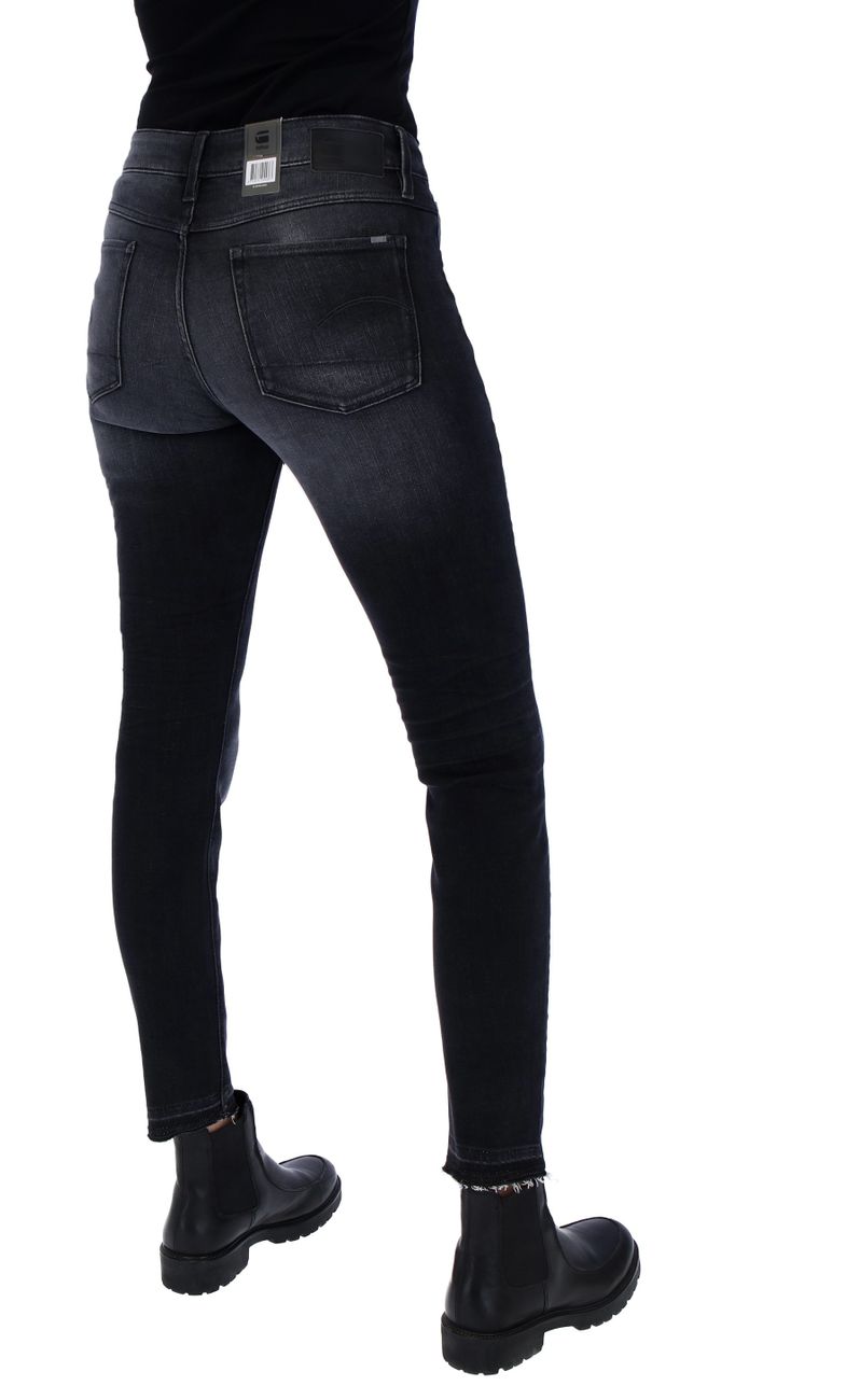 G-STAR RAW DENIM 3301 MID SKINNY RIPPED Edge ANKLE Damen Jeans - G-Star Raw Denim - SAGATOO - 8719771055325