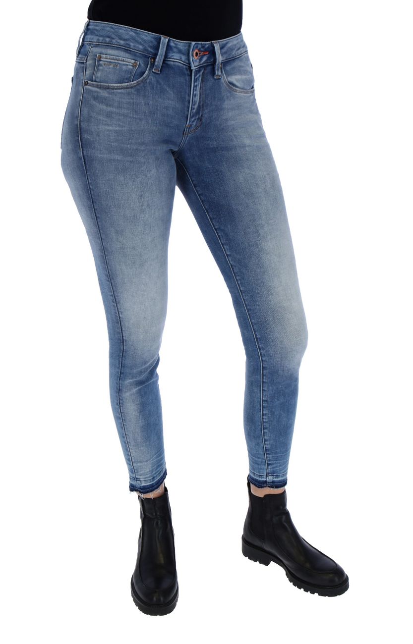 G-STAR RAW DENIM 3301 MID SKINNY RP ANKLE Damen Jeans vintage beryl blue - G-Star Raw Denim - SAGATOO - 8719771055677