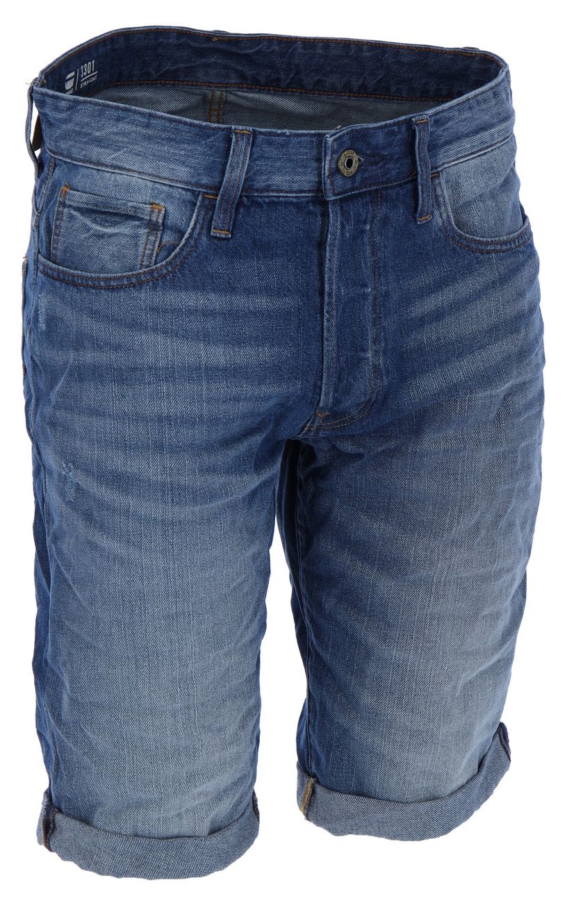G-STAR RAW DENIM 3301 SHORT Herren Jeans Shorts - G-Star Raw Denim - SAGATOO - 8719368710156