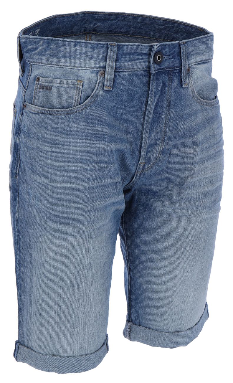 G-STAR RAW DENIM 3301 SHORT Herren Jeans Shorts - G-Star Raw Denim - SAGATOO - 8719368710279