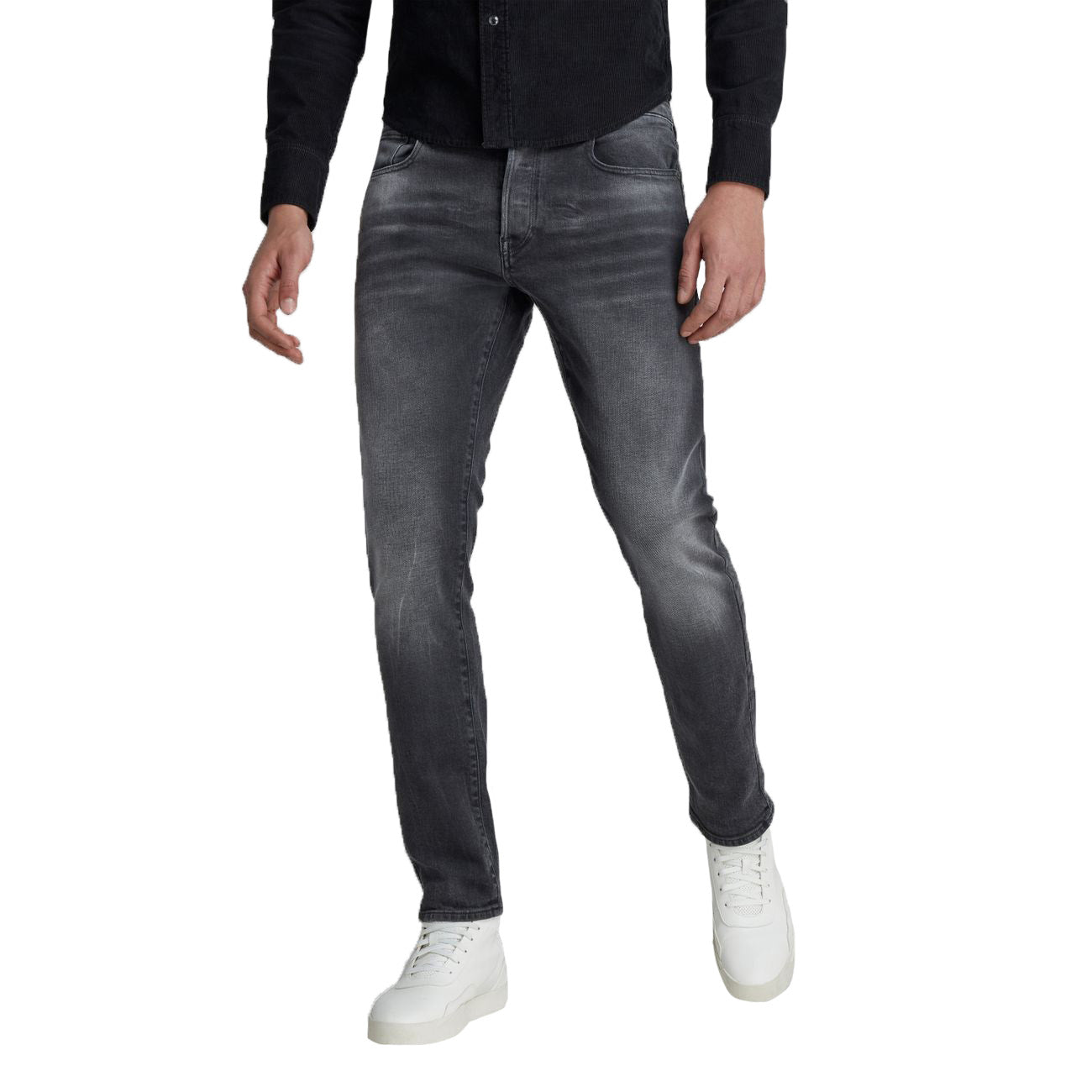 G-STAR RAW DENIM 3301 SLIM antic charcoal Herren Jeans - G-Star Raw Denim - SAGATOO - 8719768081603