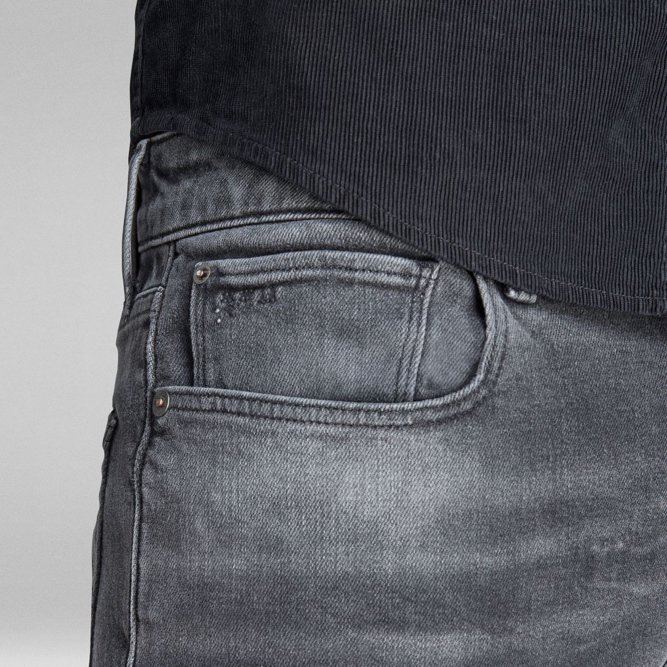 G-STAR RAW DENIM 3301 SLIM antic charcoal Herren Jeans - G-Star Raw Denim - SAGATOO - 8719768081603