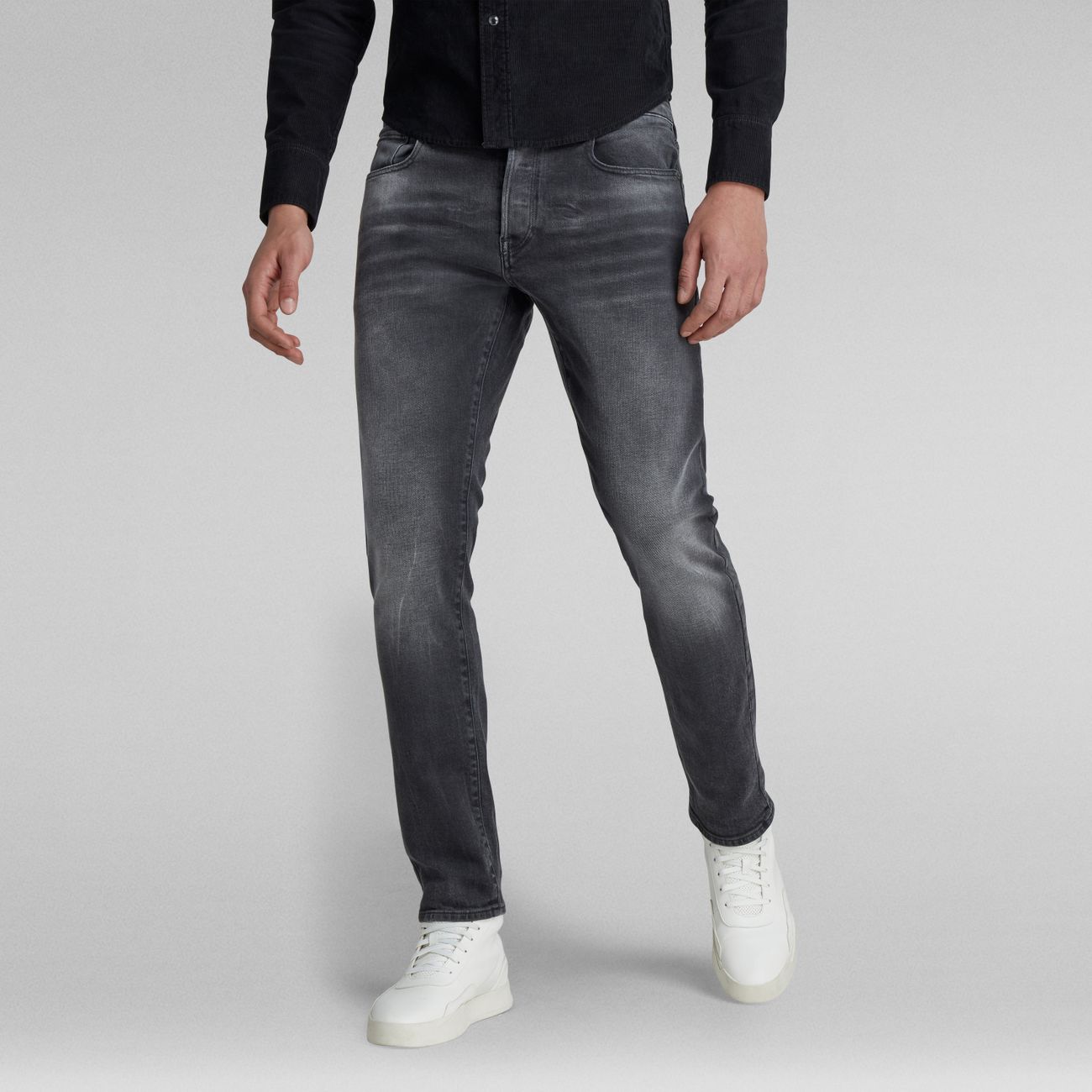 G-STAR RAW DENIM 3301 SLIM antic charcoal Herren Jeans - G-Star Raw Denim - SAGATOO - 8719768081603