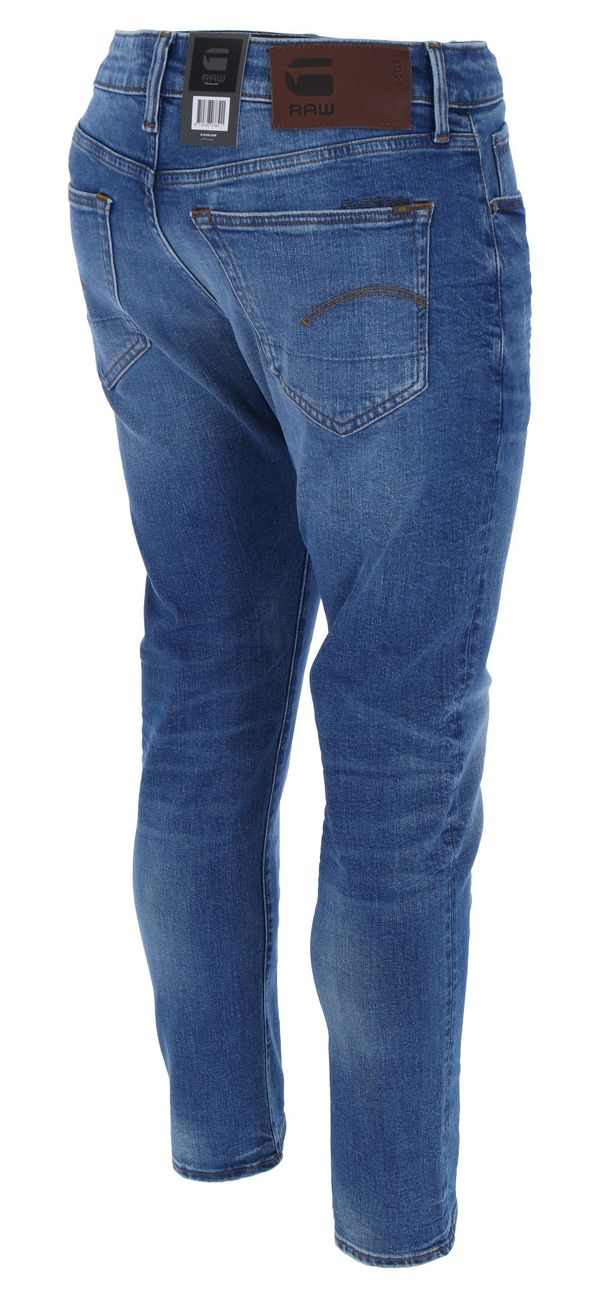 G-STAR RAW DENIM 3301 SLIM Azure Stretch Denim Herren Jeans - G-Star Raw Denim - SAGATOO - 8719768078610