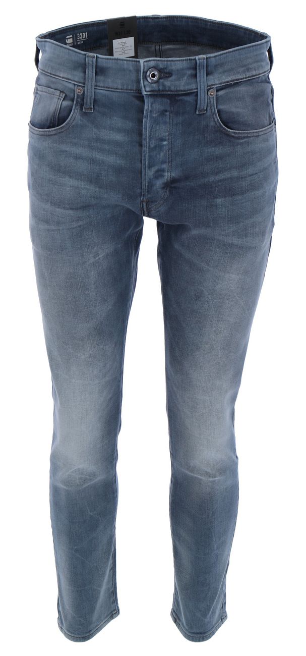 G-STAR RAW DENIM 3301 SLIM Elto Novo Superstretch Herren Jeans - G-Star Raw Denim - SAGATOO - 8719768712798