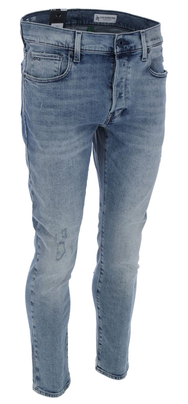 G-STAR RAW DENIM 3301 SLIM Herren Jeans - G-Star Raw Denim - SAGATOO - 8719772495038