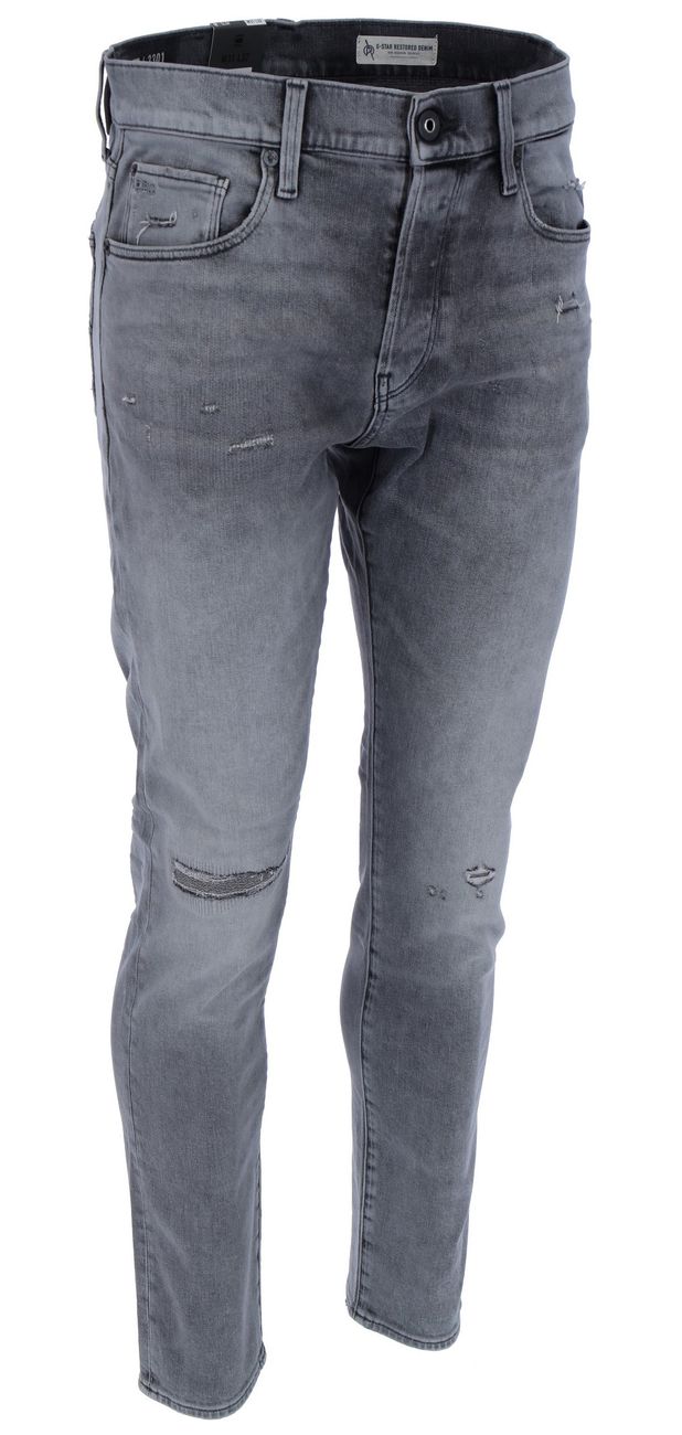 G-STAR RAW DENIM 3301 SLIM sun faded glacier grey Herren Jeans - G-Star Raw Denim - SAGATOO - 8719772821547