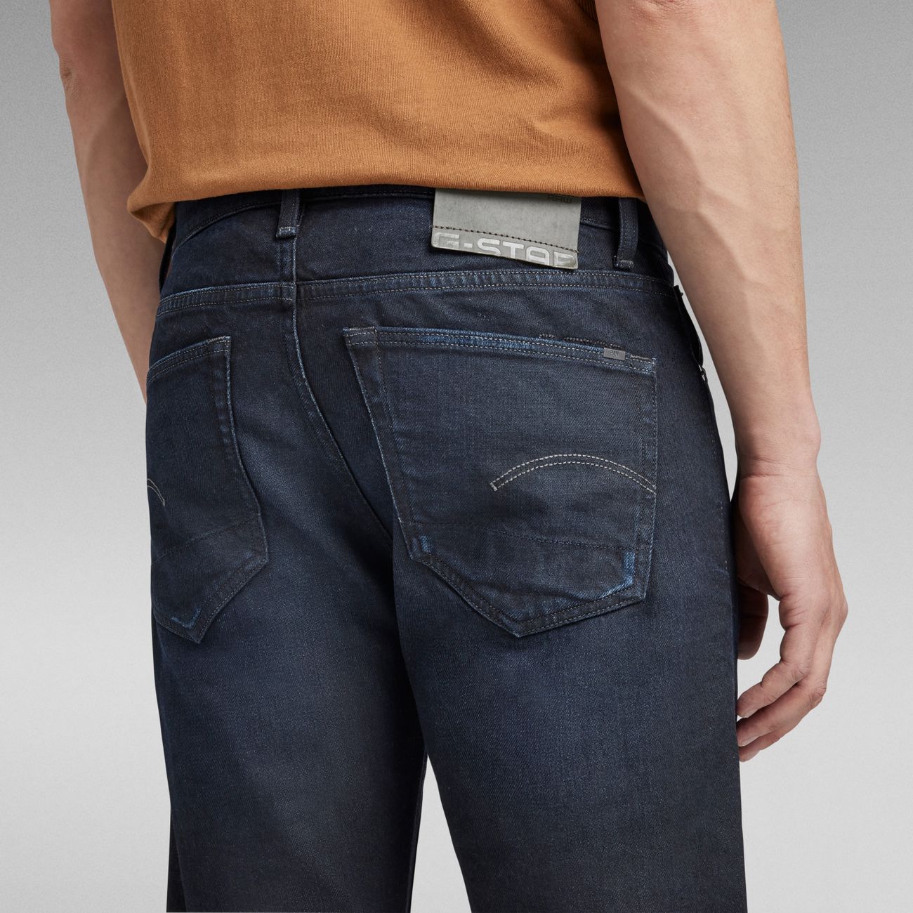 G-STAR RAW DENIM 3301 SLIM WORN IN NAVAL BLUE Herren Jeans - G-Star Raw Denim - SAGATOO - 8720346837048