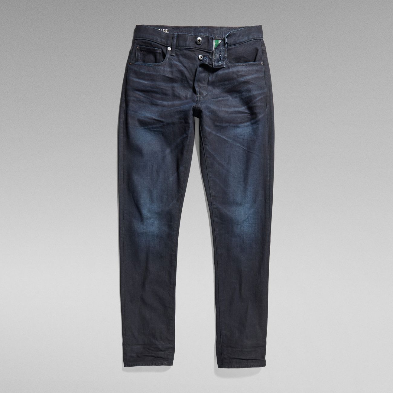 G-STAR RAW DENIM 3301 SLIM WORN IN NAVAL BLUE Herren Jeans - G-Star Raw Denim - SAGATOO - 8720346837048