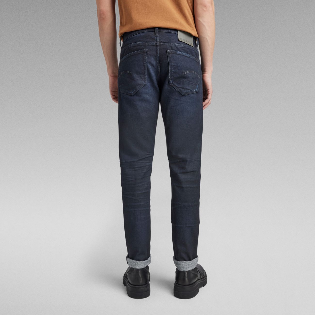 G-STAR RAW DENIM 3301 SLIM WORN IN NAVAL BLUE Herren Jeans - G-Star Raw Denim - SAGATOO - 8720346837048