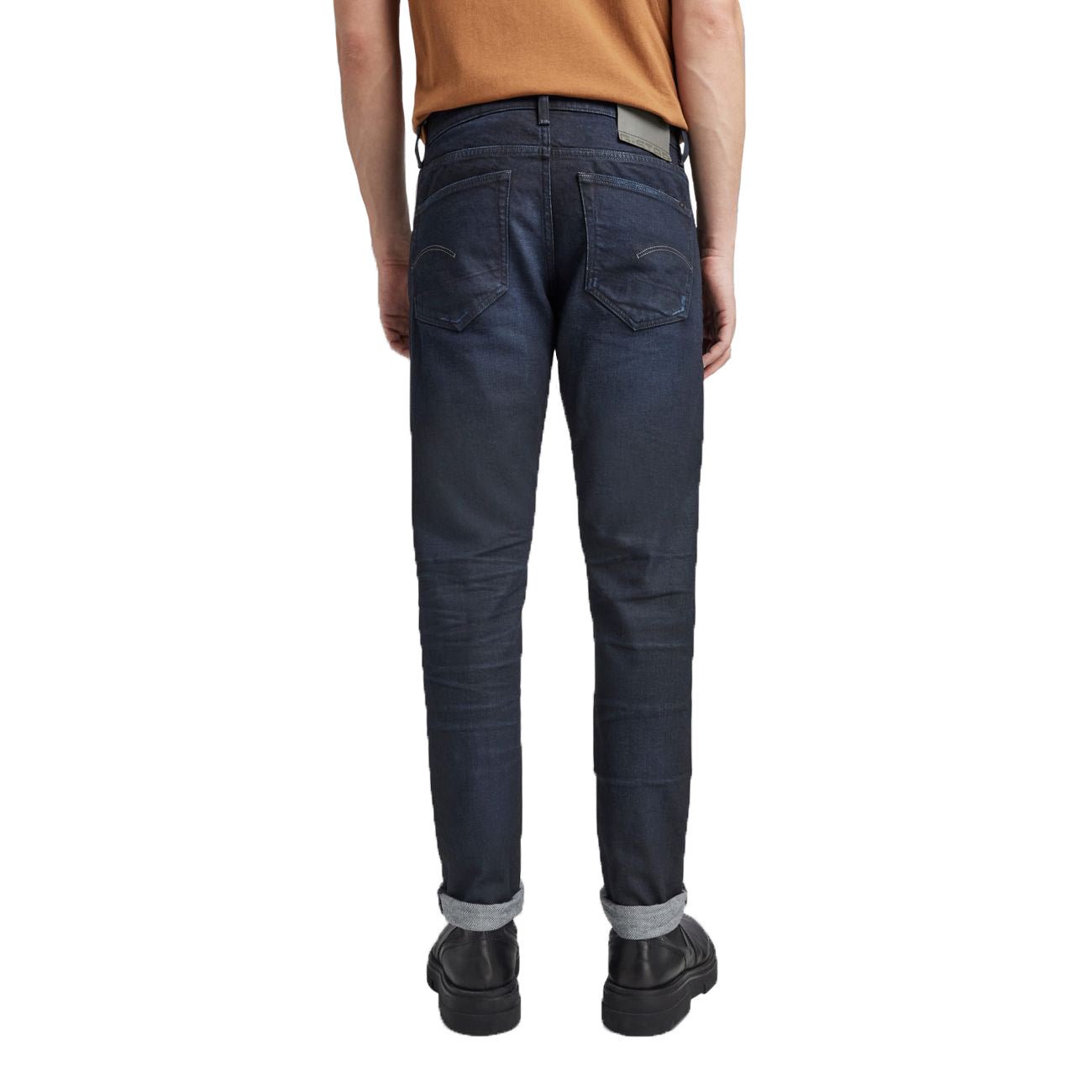 G-STAR RAW DENIM 3301 SLIM WORN IN NAVAL BLUE Herren Jeans - G-Star Raw Denim - SAGATOO - 8720346837048