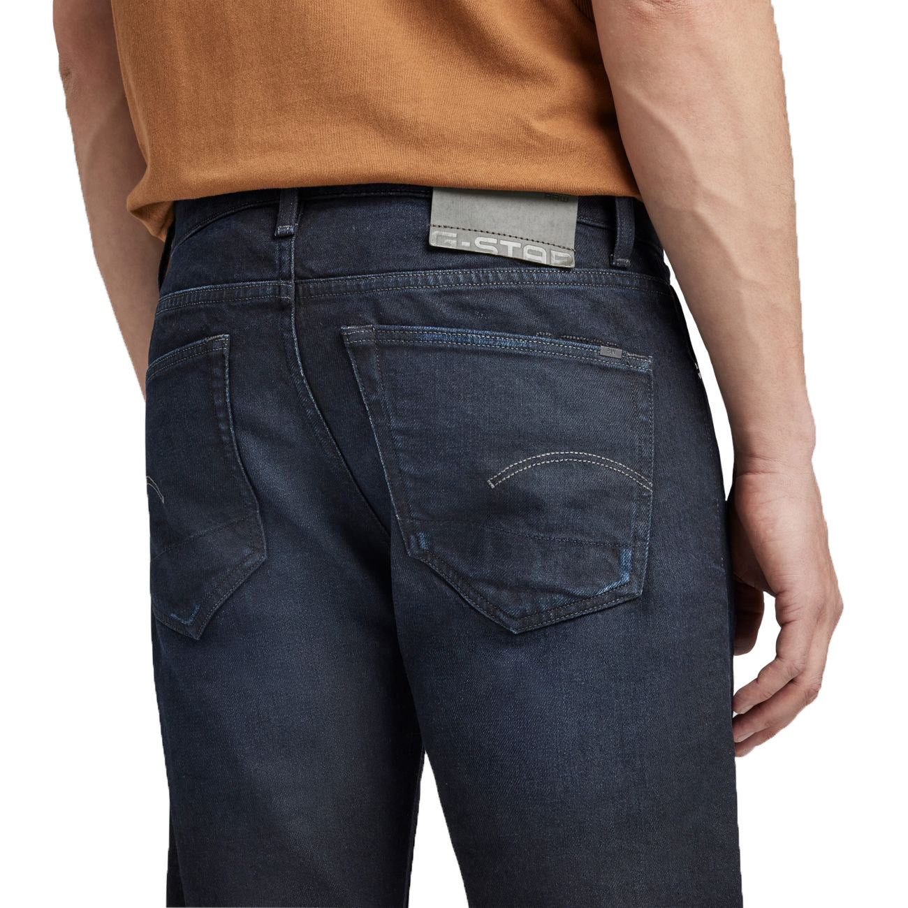 G-STAR RAW DENIM 3301 SLIM WORN IN NAVAL BLUE Herren Jeans - G-Star Raw Denim - SAGATOO - 8720346837048