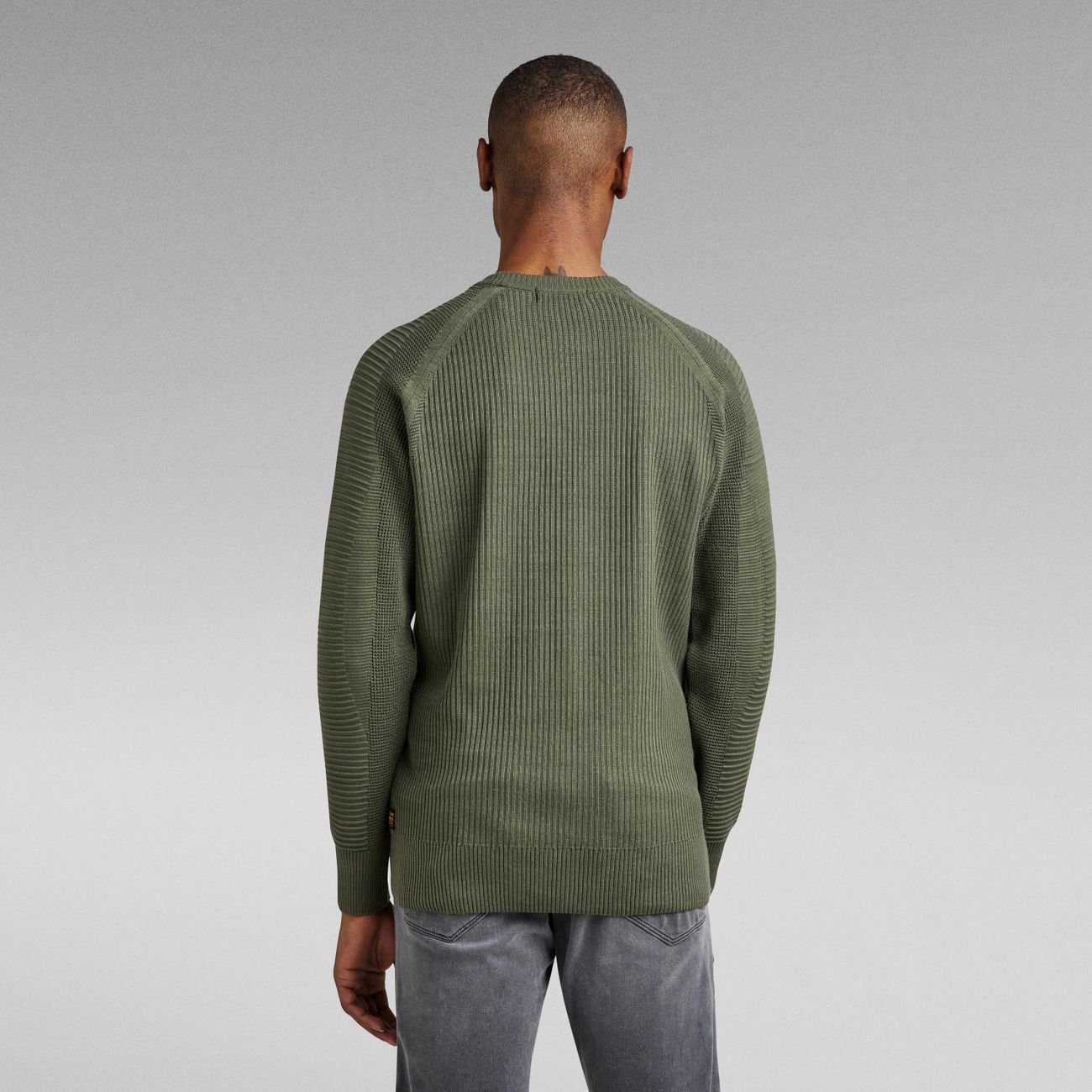 G-STAR RAW DENIM 3D BIKER R KNITTED Herren Pullover - G-Star Raw Denim - SAGATOO - 8720346612195