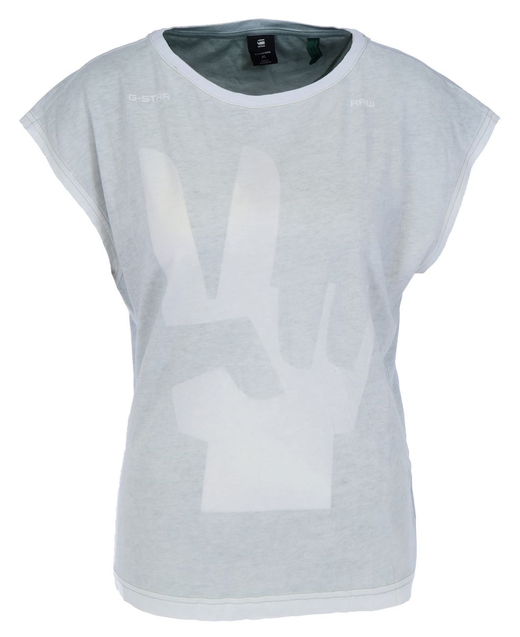 G-STAR RAW DENIM ADJUSTABLE BACK GRAPHIC R T Damen T-Shirt - G-Star Raw Denim - SAGATOO - 8719772903014