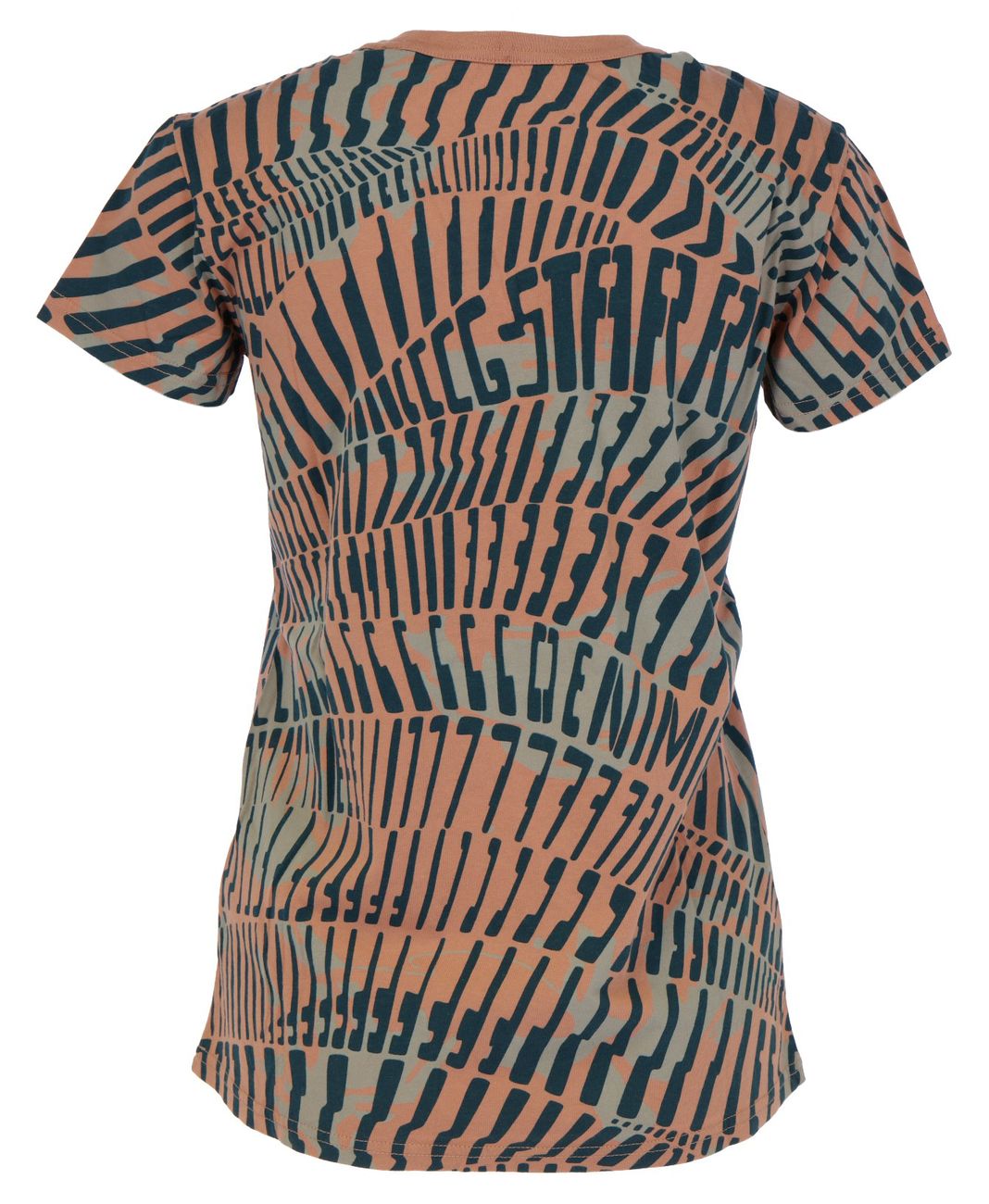 G-STAR RAW DENIM ALL OVER PRINT V T Damen T-Shirt - G-Star Raw Denim - SAGATOO - 8719772902932