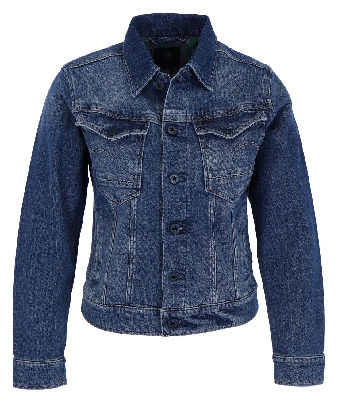 G-STAR RAW DENIM ARC 3D JACKET Faded Santorini Damen Jeans Jacke - G-Star Raw Denim - SAGATOO - 8719772483097
