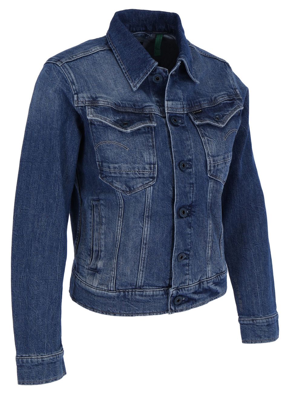 G-STAR RAW DENIM ARC 3D JACKET Faded Santorini Damen Jeans Jacke - G-Star Raw Denim - SAGATOO - 8719772483097