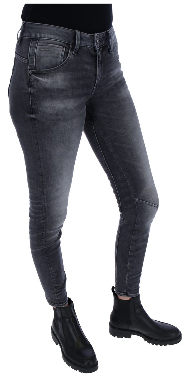 G-STAR RAW DENIM ARC 3D MID SKINNY Damen Jeans Vintage Basalt - G-Star Raw Denim - SAGATOO - 8719769810226