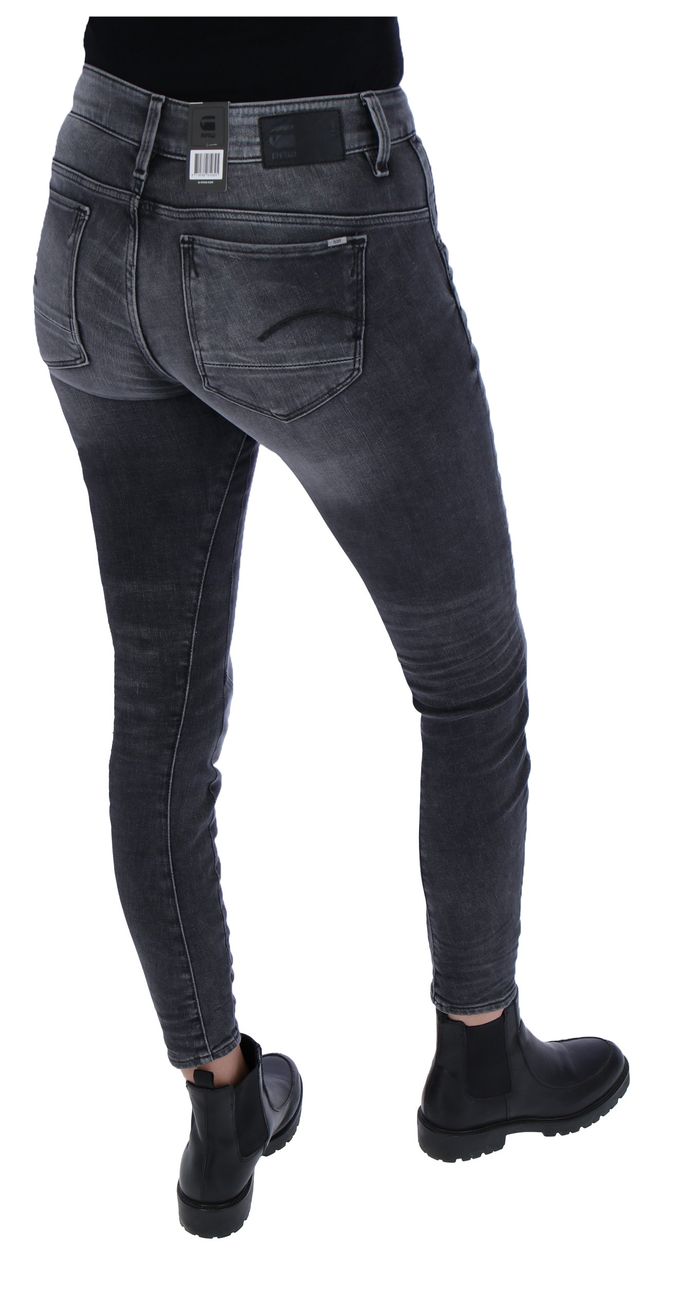 G-STAR RAW DENIM ARC 3D MID SKINNY Damen Jeans Vintage Basalt - G-Star Raw Denim - SAGATOO - 8719769810226