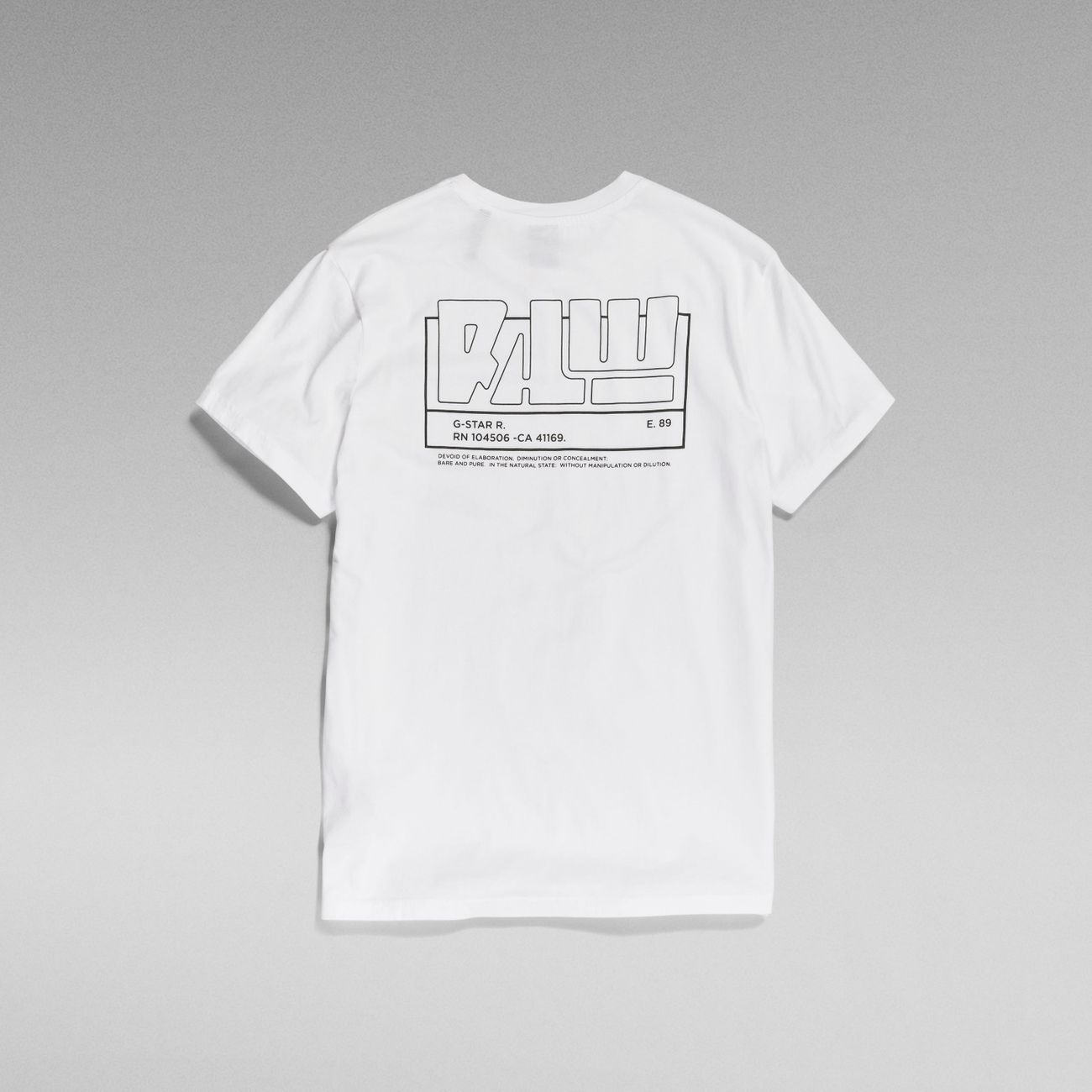 G-STAR RAW DENIM BACK GRAPHIC R T Herren T-Shirt - G-Star Raw Denim - SAGATOO - 8720347473016