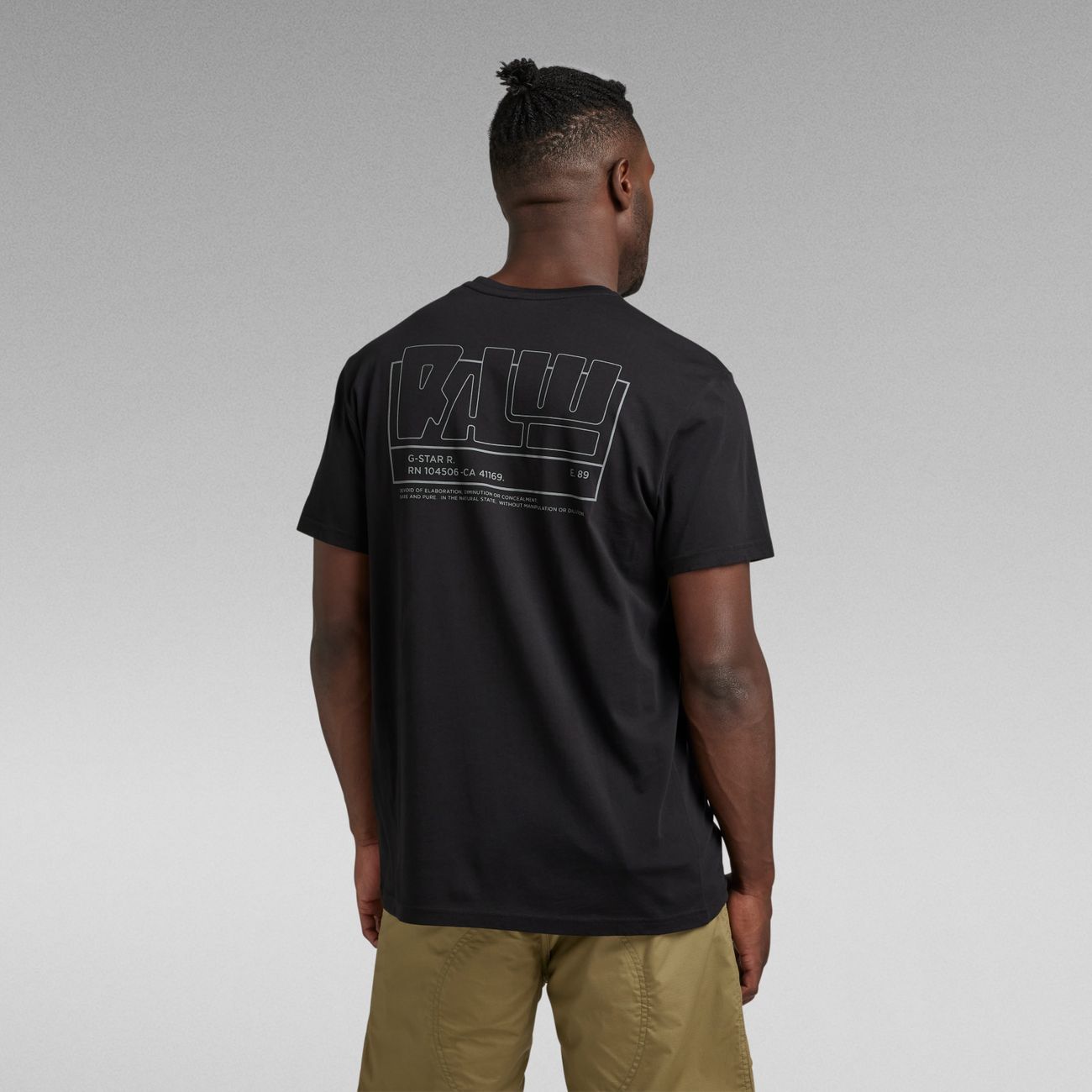 G-STAR RAW DENIM BACK GRAPHIC R T Herren T-Shirt - G-Star Raw Denim - SAGATOO - 8720347473214