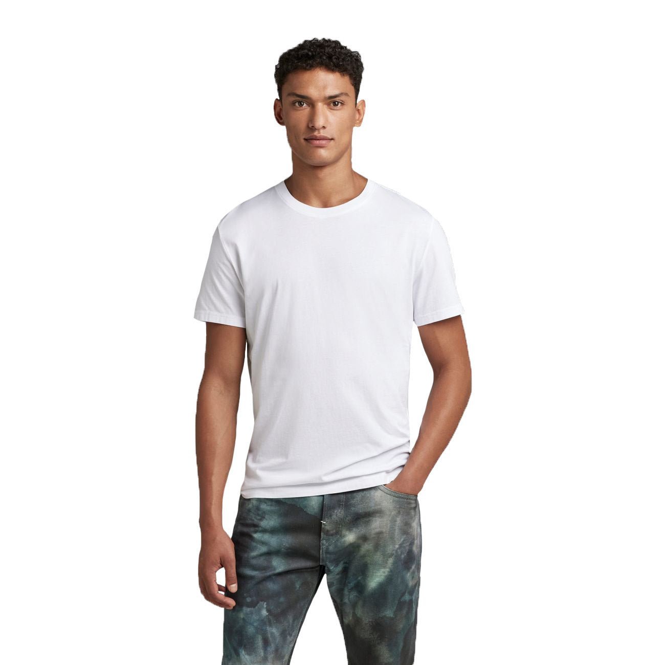 G-STAR RAW DENIM BACK PHOTO PRINT R T Herren T-Shirt - G-Star Raw Denim - SAGATOO - 8720347474068