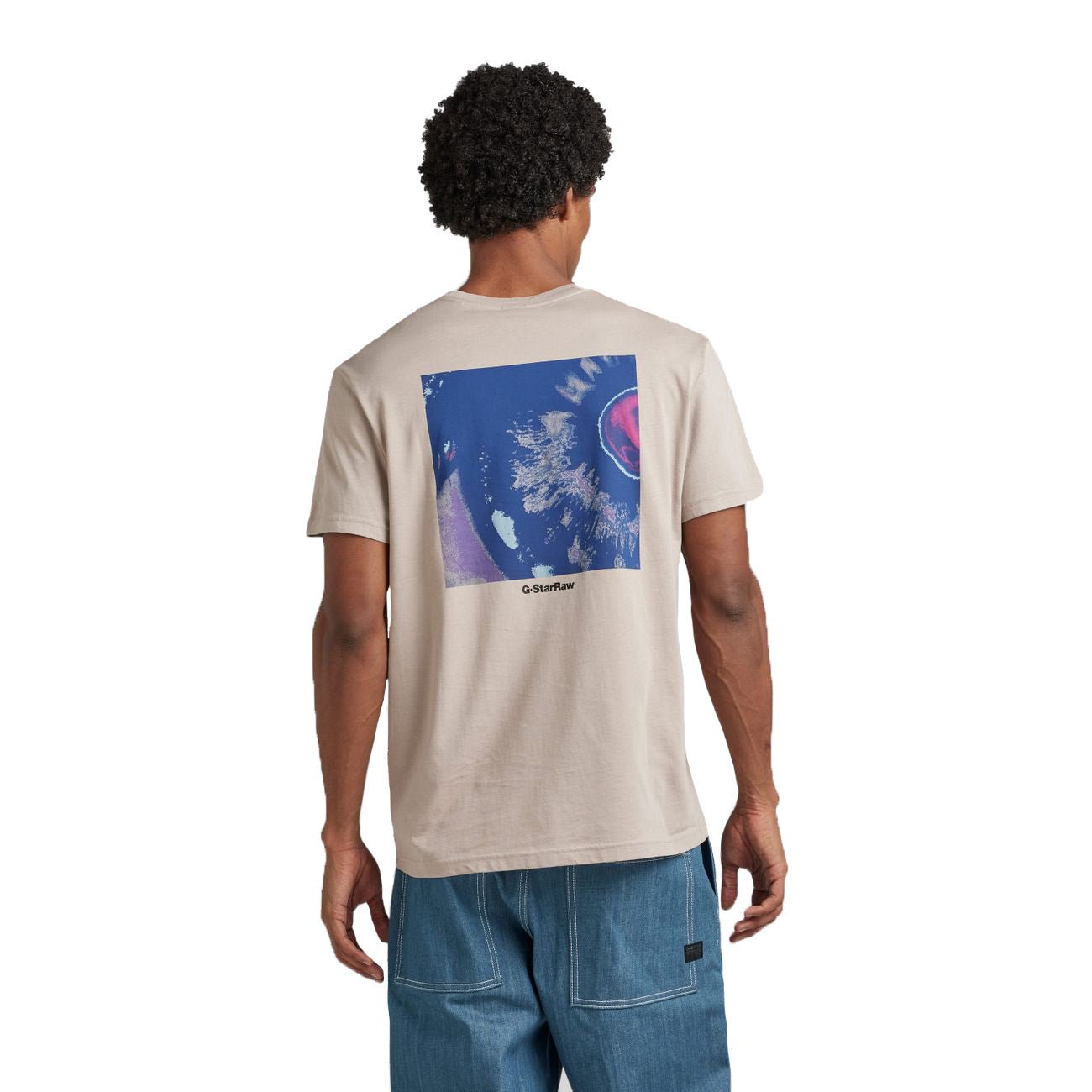 G-STAR RAW DENIM BACK PHOTO PRINT R T Herren T-Shirt - G-Star Raw Denim - SAGATOO - 8720347474150