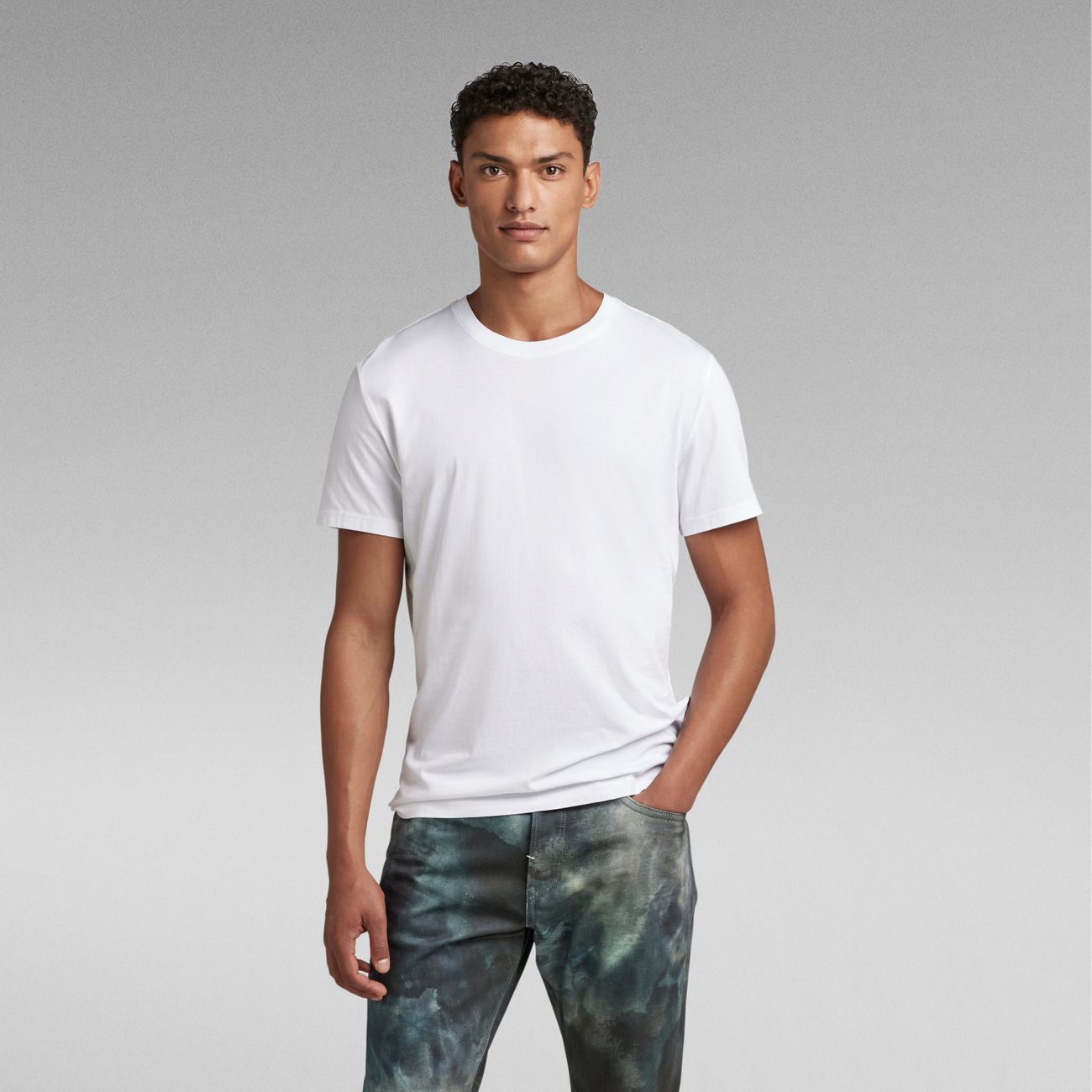 G-STAR RAW DENIM BACK PHOTO PRINT R T Herren T-Shirt - G-Star Raw Denim - SAGATOO - 8720347474150