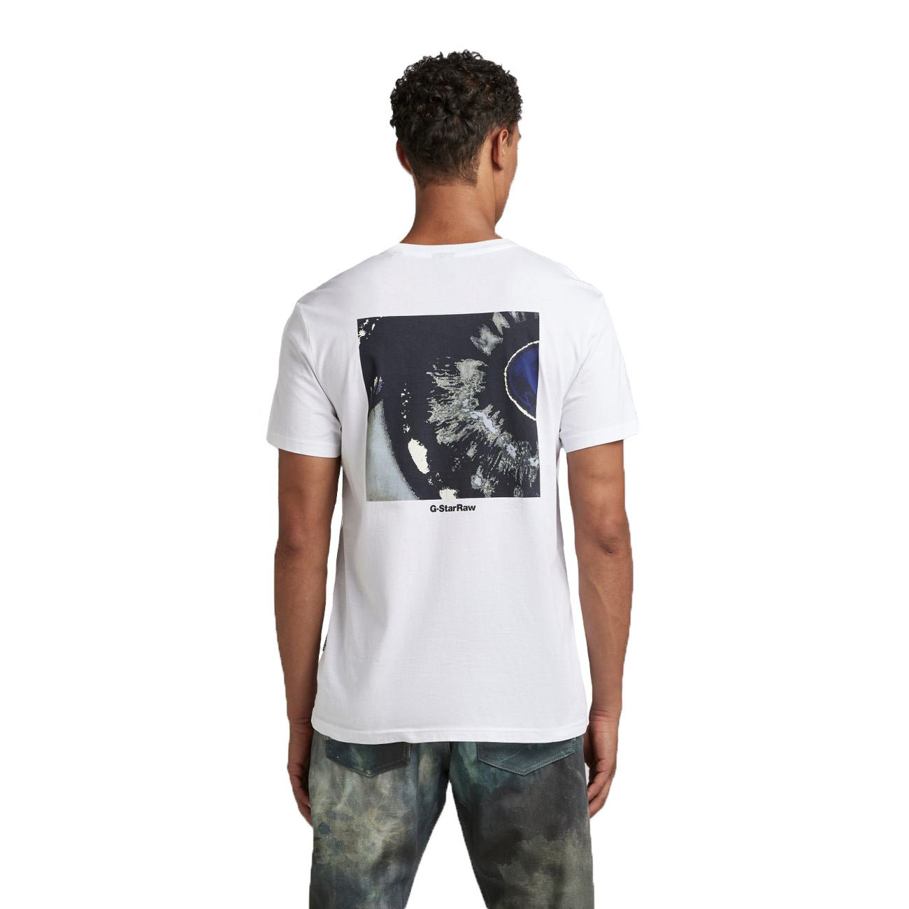 G-STAR RAW DENIM BACK PHOTO PRINT R T Herren T-Shirt - G-Star Raw Denim - SAGATOO - 8720347474150