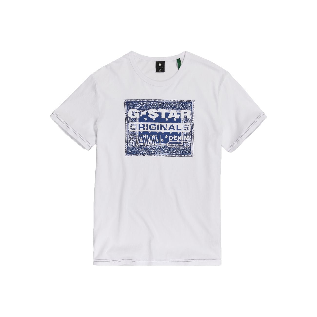 G-STAR RAW DENIM BANDANA R T Herren T-Shirt - G-Star Raw Denim - SAGATOO - 8720347472743