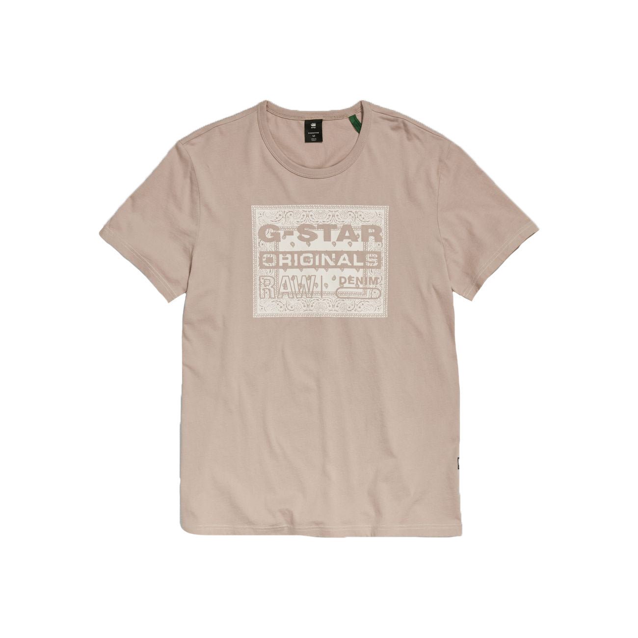 G-STAR RAW DENIM BANDANA R T Herren T-Shirt - G-Star Raw Denim - SAGATOO - 8720347472743