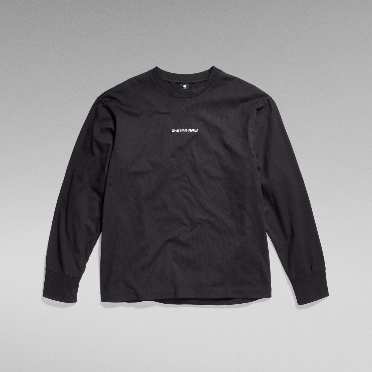 G-STAR RAW DENIM BOXY BASE R T L/S Herren Langarmshirt Oversize - G-Star Raw Denim - SAGATOO - 8720346869315