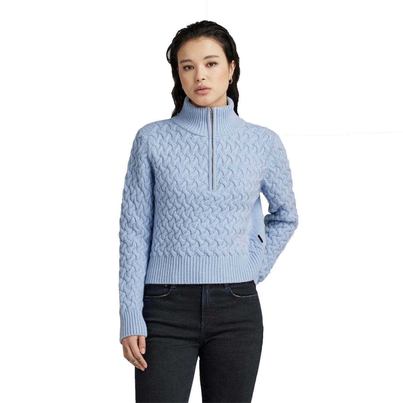 G-STAR RAW DENIM CHUNKY SKIPPER KNIT WMN Damen Pullover - G-Star Raw Denim - SAGATOO - 8720347804483