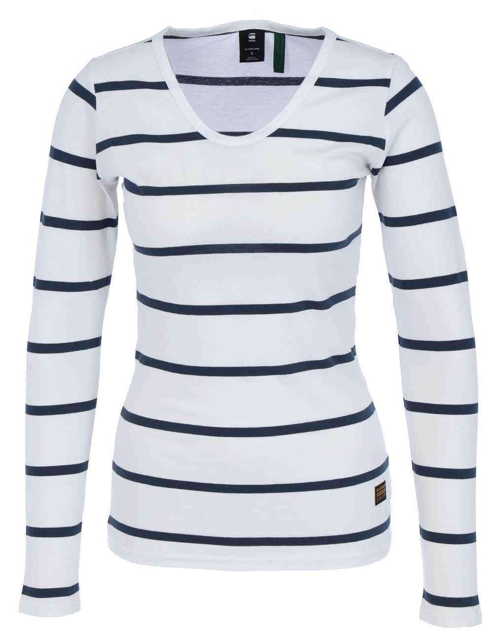 G-STAR RAW DENIM CORE EYBEN SLIM U T Damen Longsleeve - G-Star Raw Denim - SAGATOO -