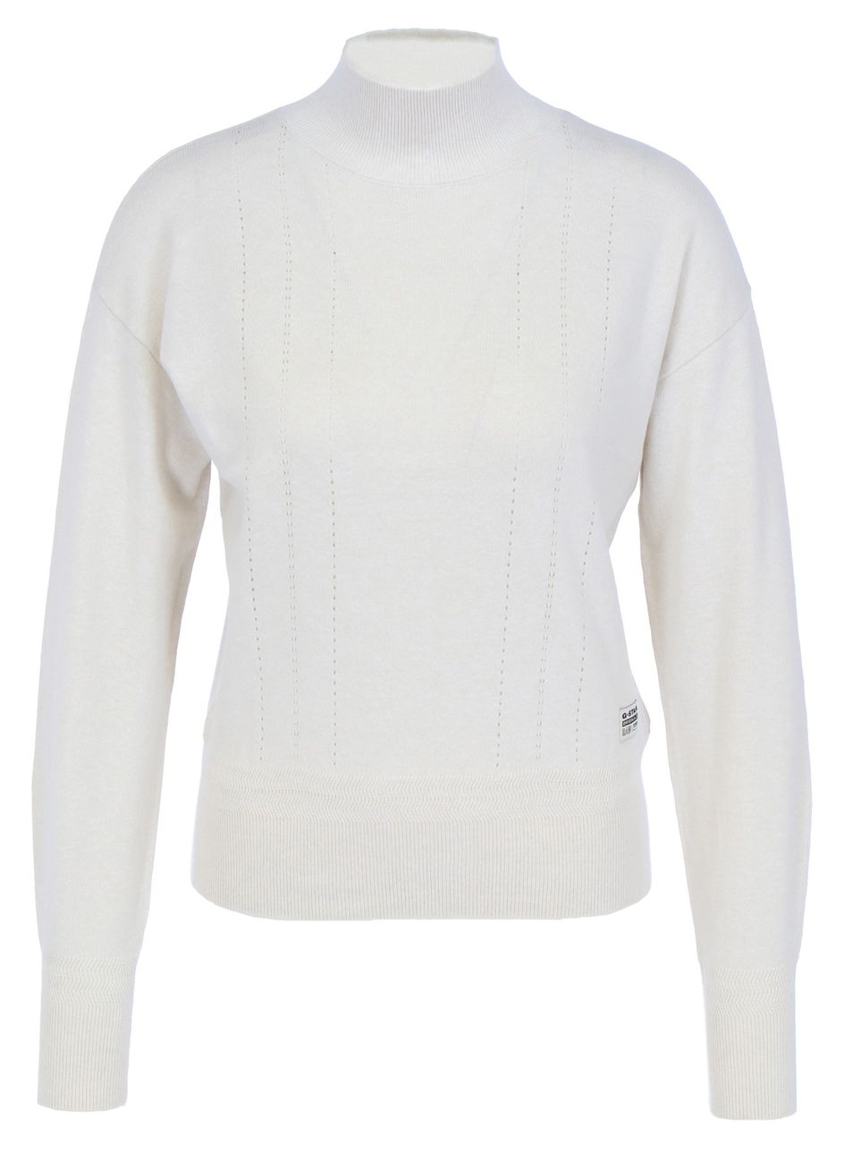 G-STAR RAW DENIM Core Mock Neck Knitted Damen Pullover - G-Star Raw Denim - SAGATOO - 8719769738766