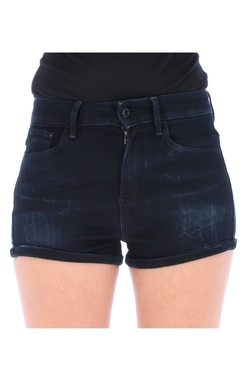 G-Star Raw Denim Damen Shorts 3301 Ultra High Short - G-Star Raw Denim - SAGATOO - 8719366726210