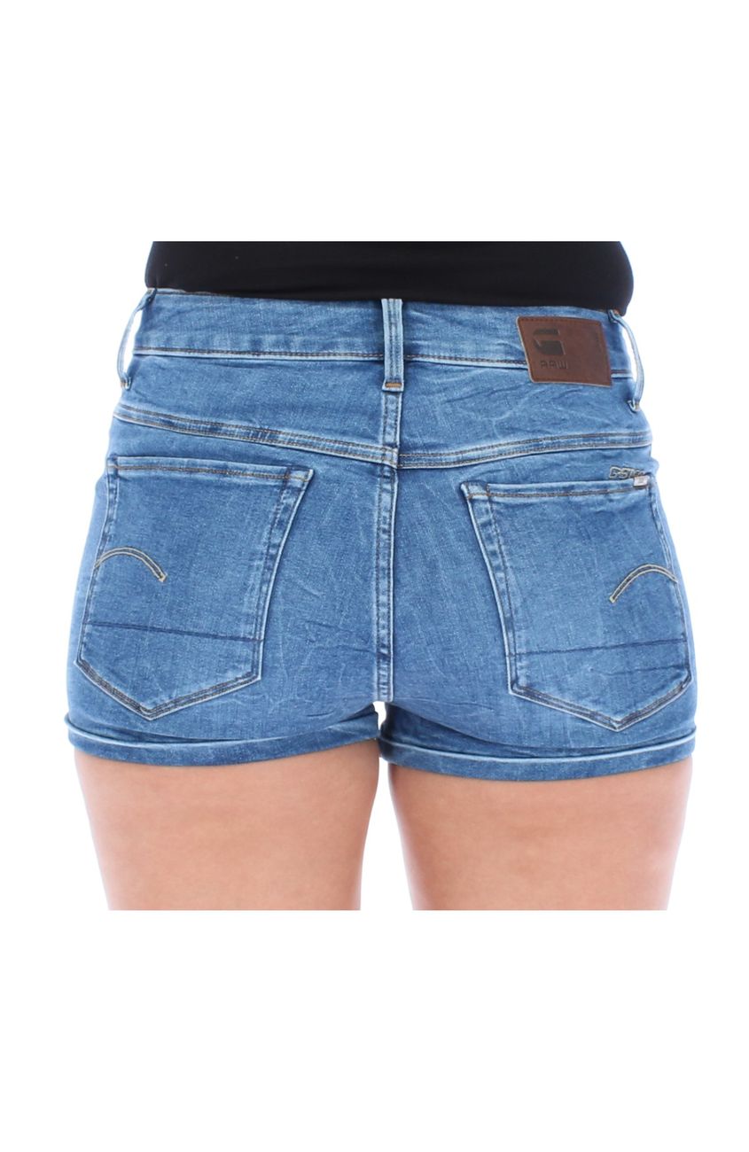 G-Star Raw Denim Damen Shorts 3301 Ultra High Short - G-Star Raw Denim - SAGATOO - 8719366726210