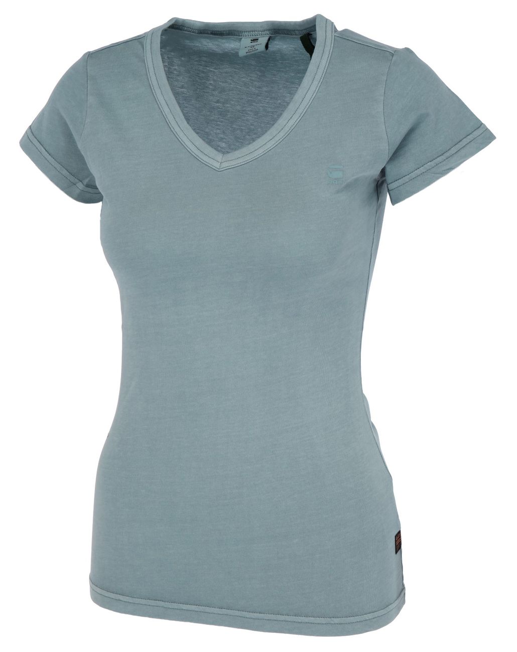 G-STAR RAW DENIM EYBEN SLIM V T Damen T-Shirt - G-Star Raw Denim - SAGATOO - 8719772908071