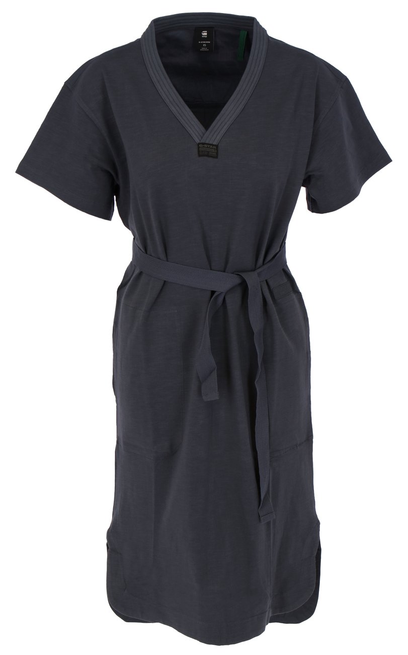 G-STAR RAW DENIM FABRIC MIX BELT DRESS S/S Damen Kleid - G-Star Raw Denim - SAGATOO - 8720346235745