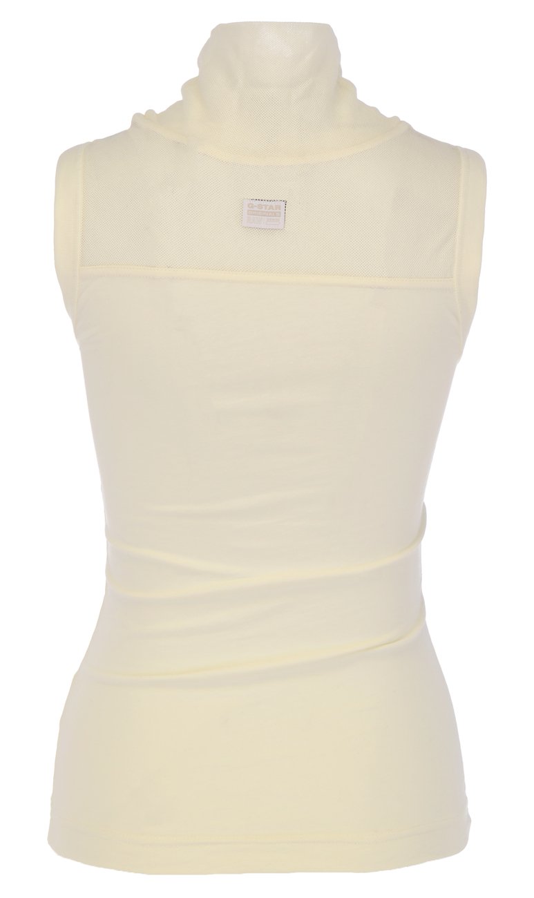 G-STAR RAW DENIM FABRIC MIX FUNNEL TANK TOP Damen Top - G-Star Raw Denim - SAGATOO - 8720346229133