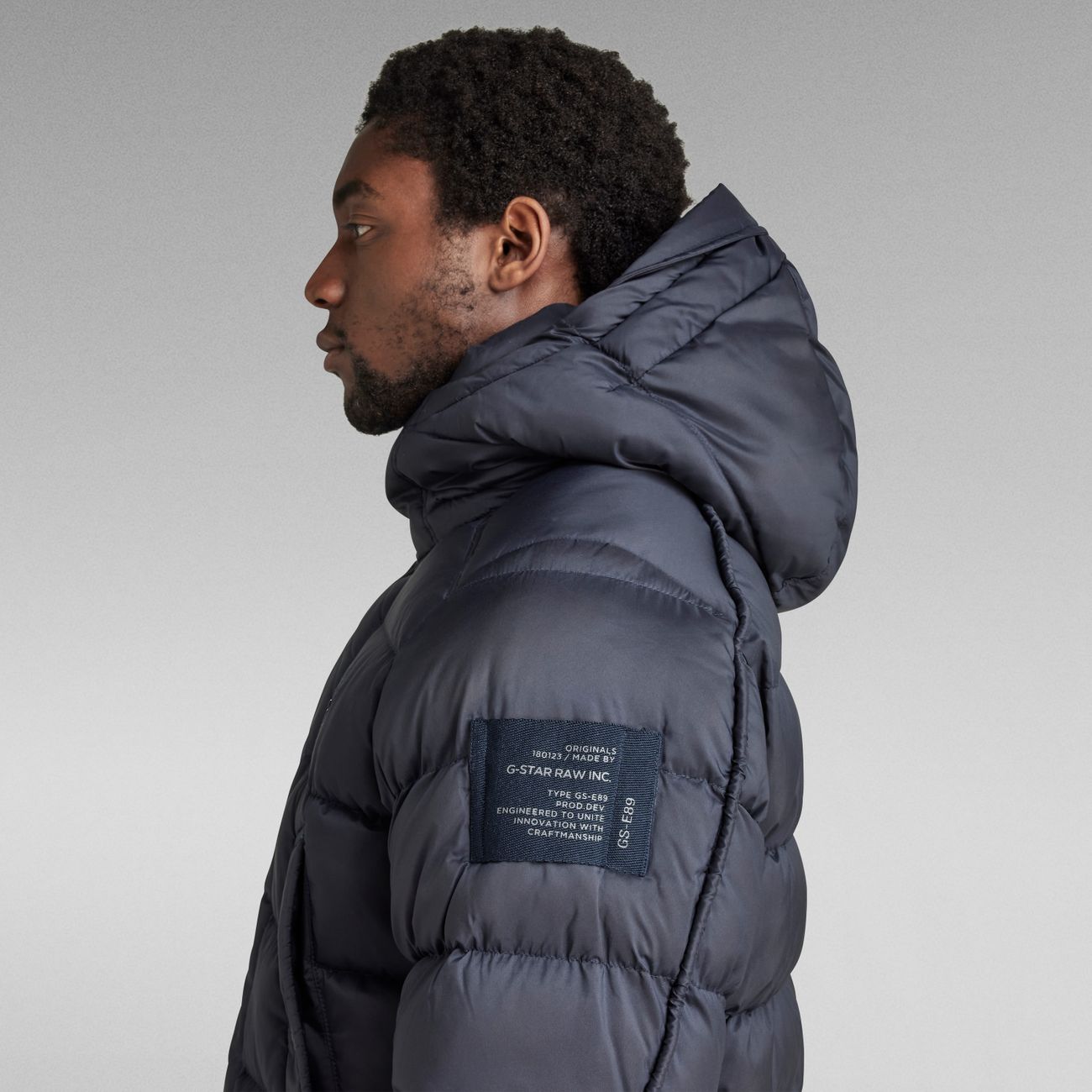 G-STAR RAW DENIM G-WHISTLER PADDED HOODED PARKA Herren Winterparka - G-Star Raw Denim - SAGATOO - 8720346655147