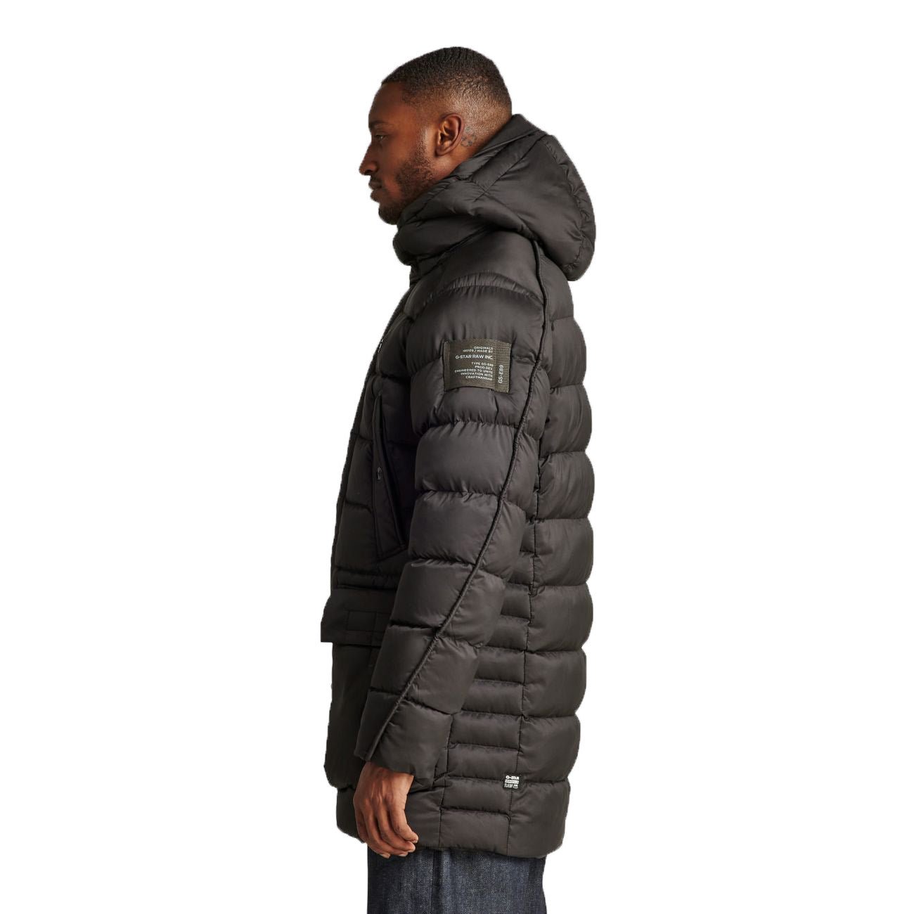 G-STAR RAW DENIM G-WHISTLER PADDED HOODED PARKA Herren Winterparka - G-Star Raw Denim - SAGATOO - 8720346655307