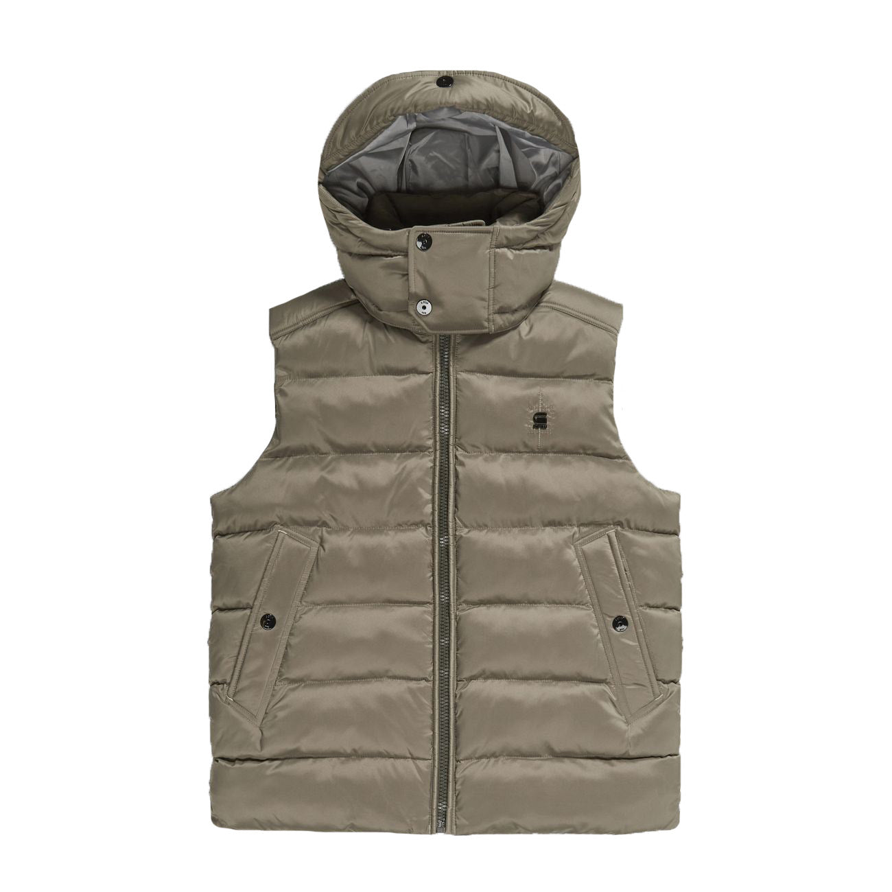 G-STAR RAW DENIM G-WHISTLER PADDED HOODED VEST Herren Weste - G-Star Raw Denim - SAGATOO - 8720346655086