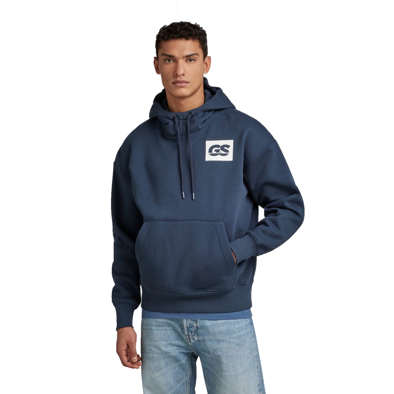 G-STAR RAW DENIM GS RAW BACK GRAPHIC HDD LOOSE Herren Kapuzenpullover - G-Star Raw Denim - SAGATOO - 8720347876824