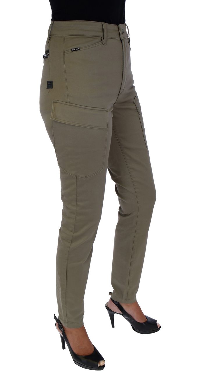 G-STAR RAW DENIM HIGH G-SHAPE CARGO SKINNY PANT Damen Cargohose - G-Star Raw Denim - SAGATOO - 8719772322136