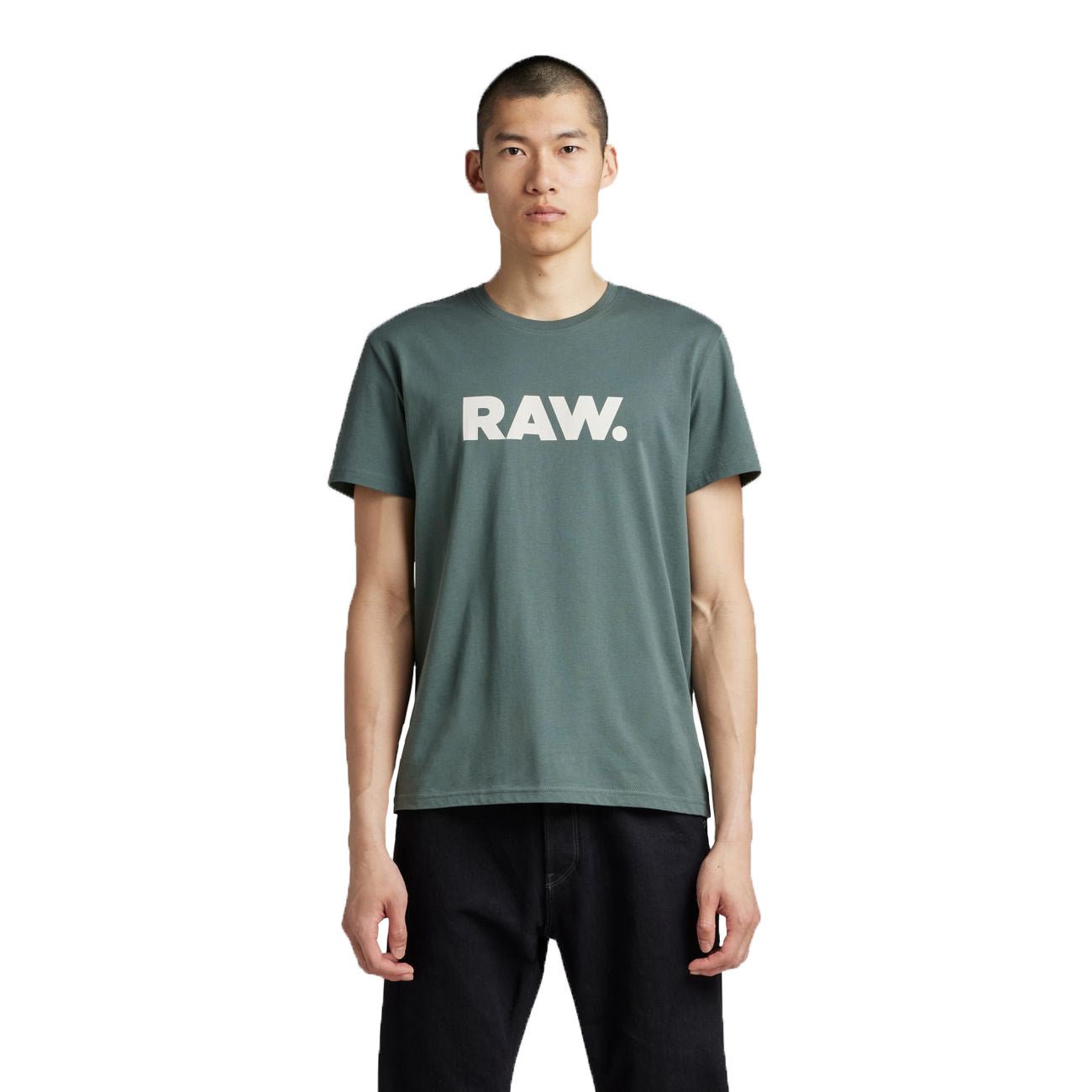 G-STAR RAW DENIM HOLORN R T Herren T-Shirt - G-Star Raw Denim - SAGATOO - 8720346856636