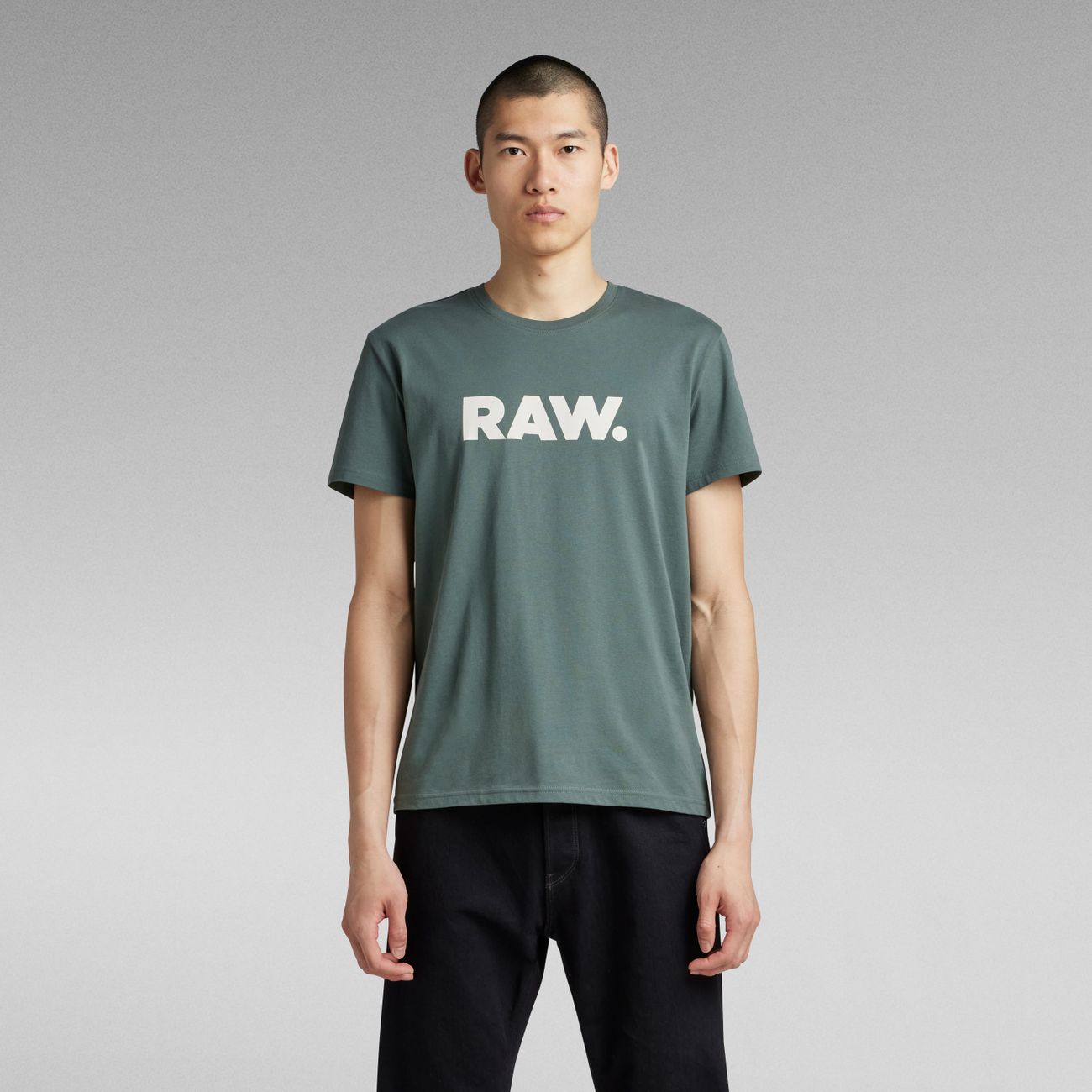 G-STAR RAW DENIM HOLORN R T Herren T-Shirt - G-Star Raw Denim - SAGATOO - 8720346856636